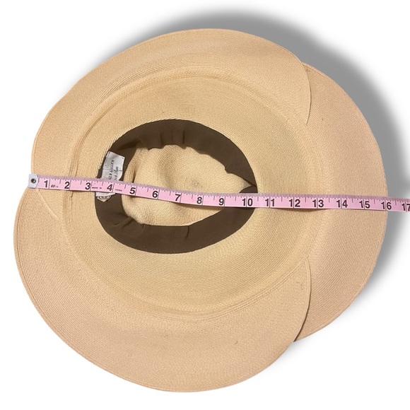 Vintage Stix, Baer & Fuller French Room Wide Brim Raffia Straw Hat main image 6